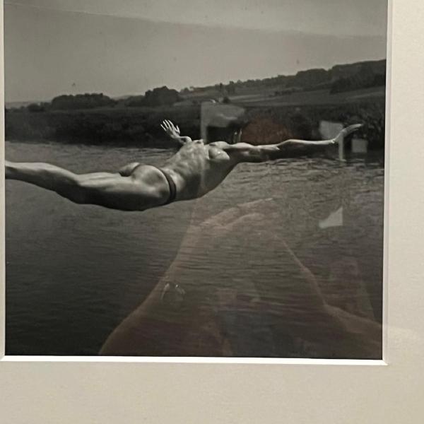 Denise Bellon, diver on the banks of the Marne, circa 1935