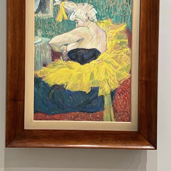 Henri de Toulouse-Lautrec, titled The Clownesse Cha-U-Kao (1895)