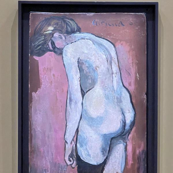 Pierre Girieud, titled "Femme de dos" (Woman from behind),  around 1903–1904