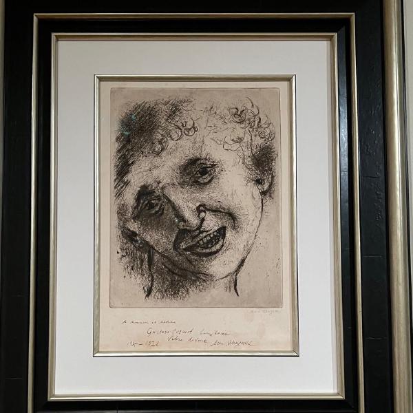 MARC CHAGALL-Self-portrait
